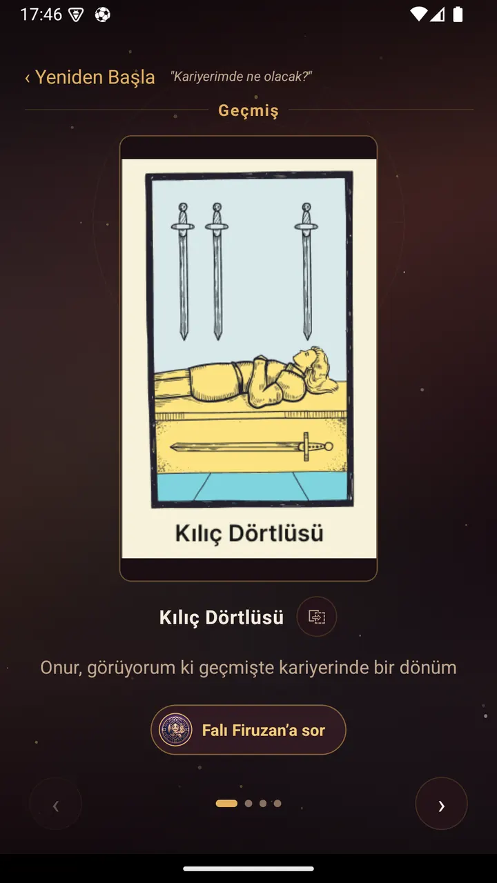 Tarot kartı açılımı