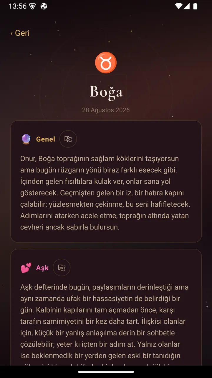 Burç yorumu