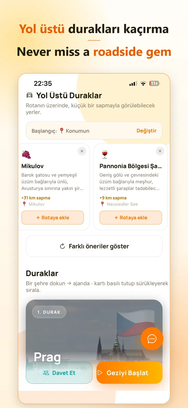 Yol üstü duraklar